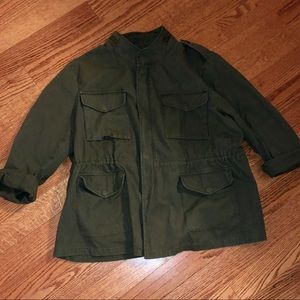 Olive Green Military Jacket